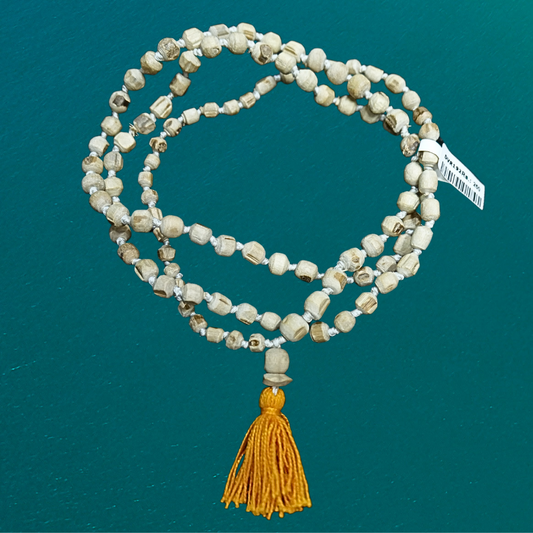Tulasi Japa Mala (108 beads) | Kalash Shape Beads (Small Size)
